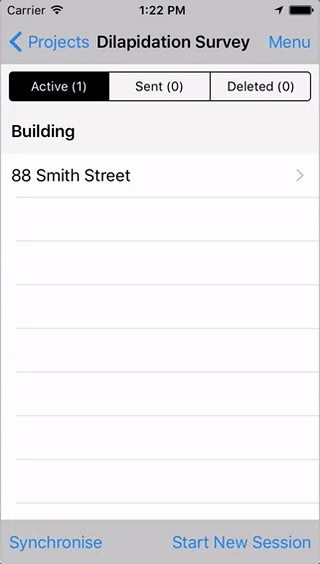 Use case dilapidation survey overview